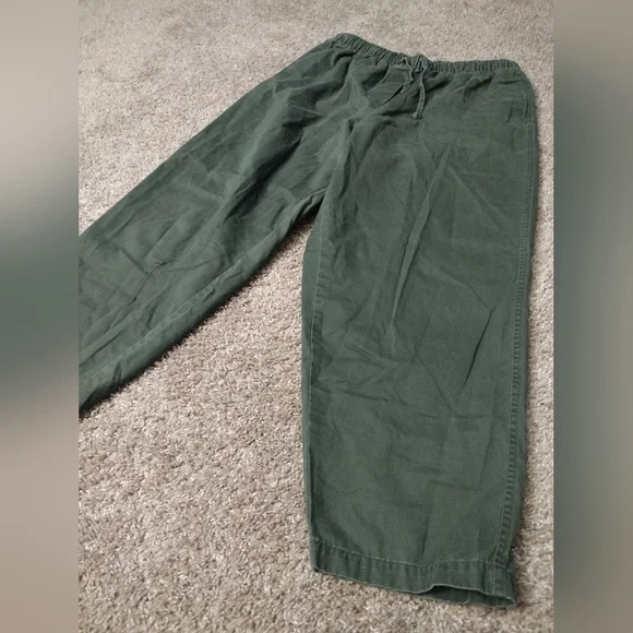 Fashion Bug Olive Green Wide Leg Drawstring Pants 18-20W - Picture 3 of 10